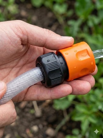 Otomatik Hortum Bağlantı Aparatı 1/2" – Pratik Tak Çıkar Hızlı Bağlantı Adaptörü