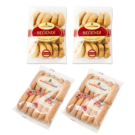 Gazioğlu Üçler Kalburabastı ve Beğendi Fındıklı Şekerpare 4 lü Karma Paket