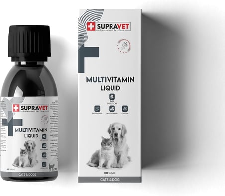 Supravet Multivitamin Kedi ve Köpek Sağlığı için Sıvı Damla 100 ML