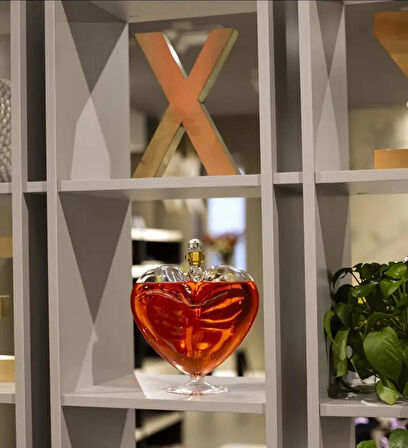 Atay Garage Kalp Şeklinde Şarap-Viski Sürahisi 500ml Ev Dekerasyon Parti Barlar İçin Harika