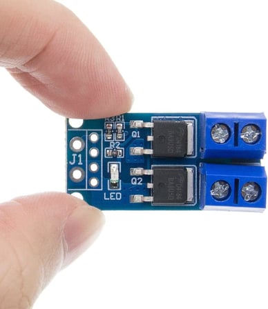 15A 400W PWM Kontrollü Mosfet Anahtarlama Kartı Dual Mosfet Klemens Bağlantı Soketi SSR Röle Motor Led Lamba Pompa Selenoid Valf