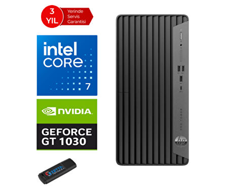 Hp 400 Pro G9 Intel Core I7-13700 16GB 2tb SSD Freedos 4GB/GT1030 Masaüstü Bilgisayar GT6U4T6EAF09+ZETTAUSBBELLEK