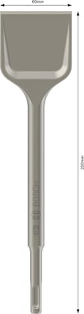 1x PRO SDS plus-5C Yassı Keski (Harç, Dolu tuğla, Ø mm, Professional Aksesuar Kırıcı Delici, Kırıcılar)