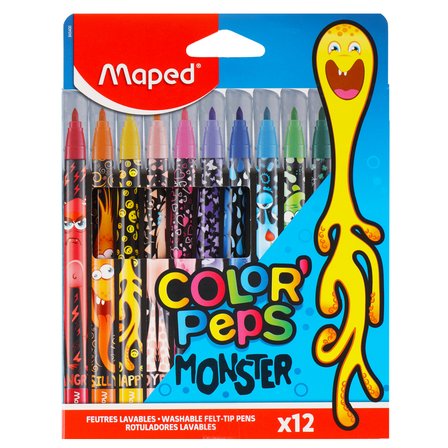 Color'Peps Monster Keçeli Kalem 12 Renk 845400