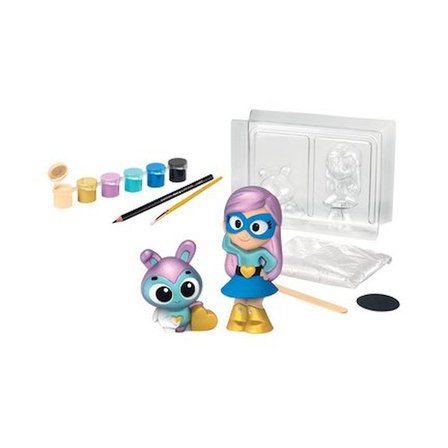 Creativ Yaratıcı Alcı Seti, Alçı Figürler El İşi ve Boyama Seti - Kız 907219