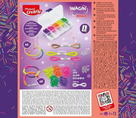 Yaratıcı Bilezik Seti Oyuncak Neon Renk 907404