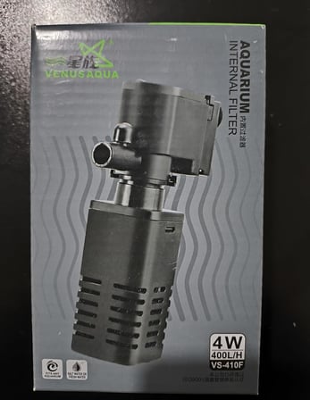 Venusaqua Vs-410F Akvaryum Iç Filtresi 400 Lt/h 4W