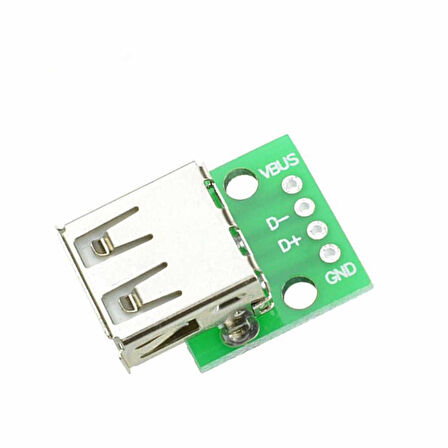 Usb Type A Dişi Soket Pcb Modülü - 4 Pin
