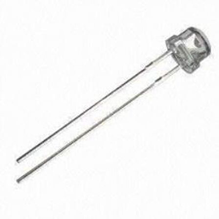 5mm Beyaz Şeffaf Led- 1 Adet