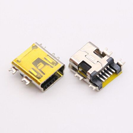 Mini Usb Type B Dişi 5 Pin Smd Pcb Soket