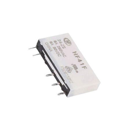 HF41F Dc 24v 6a Yassı Röle 5pin 24-ZS