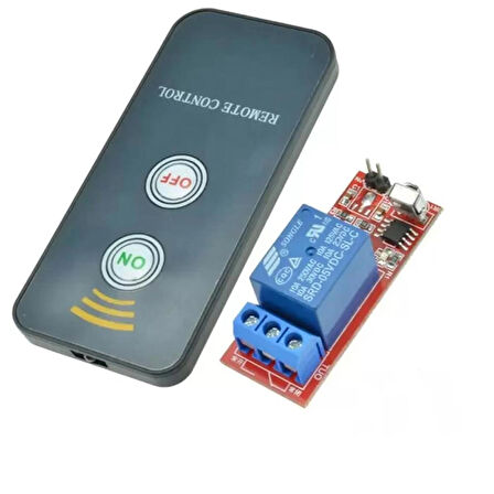 Ir Alıcı-Verici Kumandalı Röle Modülü-5v On-Off