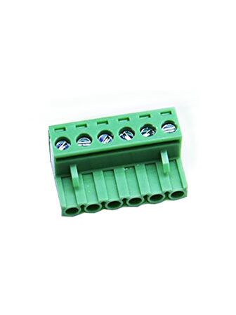 5.08mm 90 Derece Dişi Klemens-6 Pin