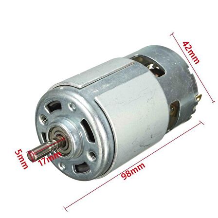 24v 6000rpm Rs775 Dc Motor-Yüksek Torklu