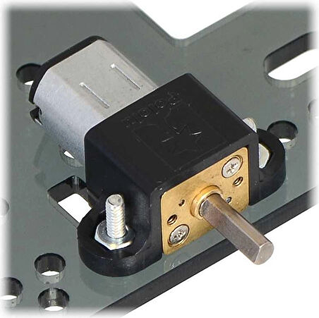 12v 4000 Rpm N20 Redüktörlü Dc Motor - (Hızlı Çizgi İzleyen Robot Motoru)