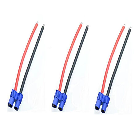 14AWG - Ec3 Dişi Konnektör - 10 cm Silikon Kablo