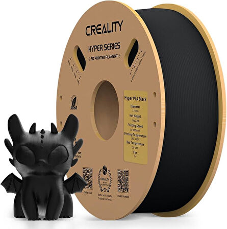 CREALITY Hyper PLA Siyah Filament 1.75mm 1000gr