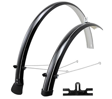 Çamurluk - 28" - 700C Fiber, İtalyan, Siyah
