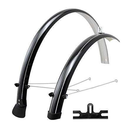 Çamurluk - 28" - 700C Fiber, İtalyan, Siyah