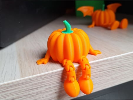 muggle design Oturan Bal Kabağı Oturan Pumpkin Dekoratif Halloween Cadılar Bayramı Dekor Aksesuar (3 ADET) Turuncu 5 x 6
