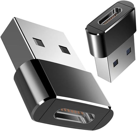 ADS-613 USB 3.1 To Type-C 10 Gbps Gen2 Yüksek Hızlı Data Şarj Çevirici Dönüştürücü Adaptör Siyah