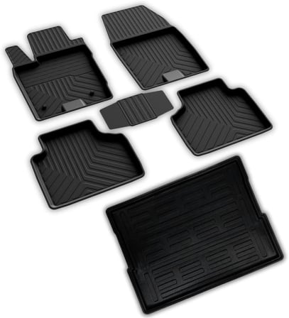 Ford Courier ile Uyumlu Ferrous 4D Paspas ve 3D Bagaj Havuzu 2014 2023