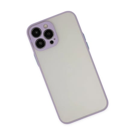 Apple iPhone 14 Pro Kılıf Montreal Silikon Kapak - Mor
