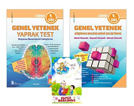 Ata 4.Sınıf Genel Yetenek Yaprak Test+Genel Yetenek Düşünce Becerilerini Geliştirme