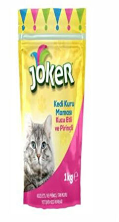 JOKER KEDİ KURU MAMASI KUZU ETLİ VE PİRİNÇLİ 1 KG