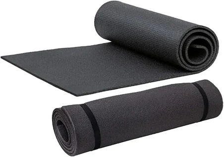 6 mm.pilates fitness minder mat kardiyo minderi matı Siyah