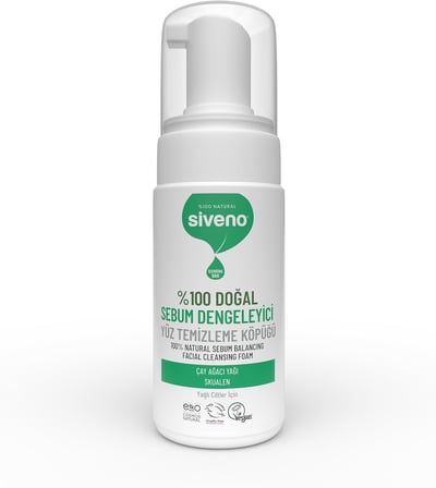 %100 Doğal Yüz Temizleme Köpüğü Yağlı Ciltler İçin Makyaj Siyah Nokta Sivilce Vegan 100 ml
