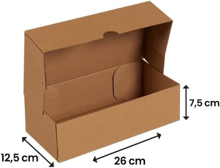 E-ticaret Kargo Kutusu 4 Nokta, 25x16x10 (10 Adet)