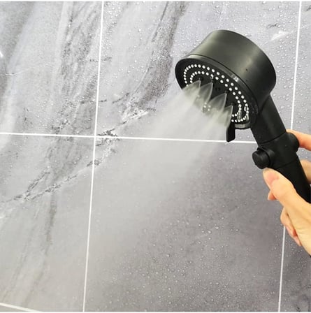 Mayaglory Turbo Fan 5 Fonksiyonlu Su Tasarruflu Dus Basligi Turbo El Dusu Siyah