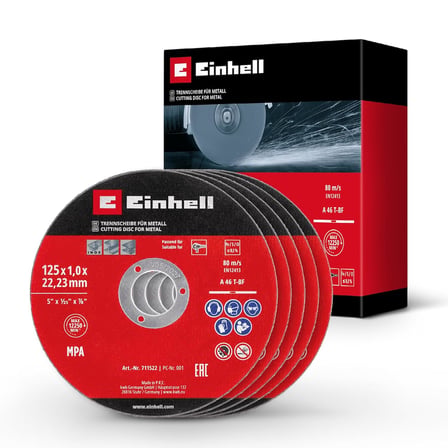 İnox kesici disk 125x1,0 mm 5 adet - 49711522