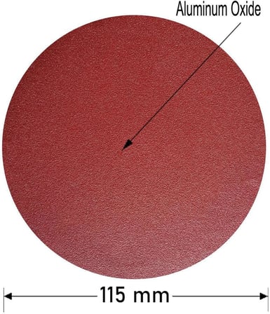 Cırt Zımpara Seti + Matkap Aparatı 115 mm (10 Parça)