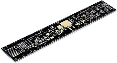 Alkatronik 15cm Pcb Cetvel Referans Cetveli Ruler Smd Komponent Elektronik