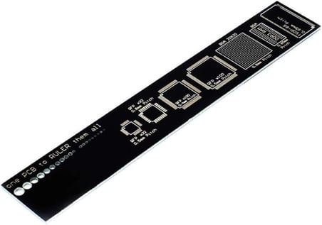 Alkatronik 15cm Pcb Cetvel Referans Cetveli Ruler Smd Komponent Elektronik