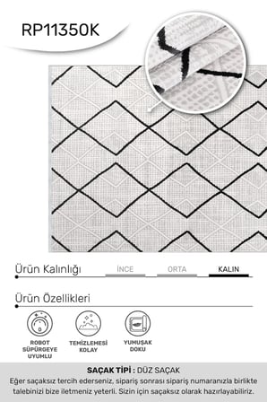 ANATOLIA HALI / FLORYA-Krem/Vizon/Siyah - Özel Ölçü-Salon, Oturma Odası ve Koridor Halısı