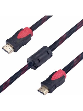 4K HDMI Ara Bağlantı Erkek-Erkek Kablosu LCD Laptop-TV Kablo Ps3 Ps4 Xbox U Uyumlu 1.4b Ethernet Destekli 3D HDMI Görüntü Kablosu (A4240-3M)