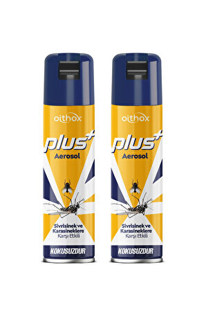 Plus Aerosol Kokusuz Karasinek ve Sivrisinek Öldürücü Sprey 300 ml x 2 adet