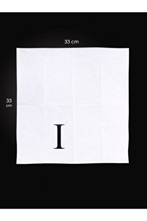 I Harf Peçete 33x33 Cm