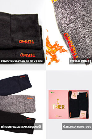 Just Inner Kadın Termal Çorap 6'lı (Bambu)