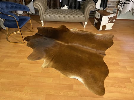 HAKİKİ DERİ DANA POSTU - KAHVE - 195 x 225 cm - 2260201000042