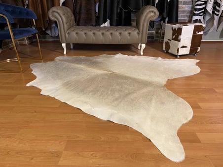 HAKİKİ DERİ DANA POSTU - KREM - 205 x 220 cm - 2260501000019