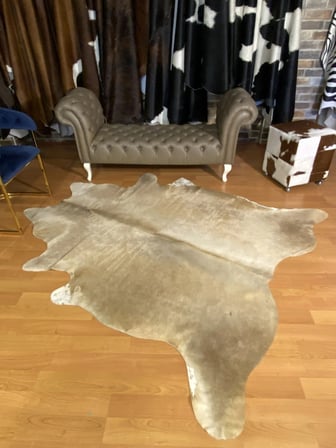 HAKİKİ DERİ DANA POSTU - KREM - 195 x 225 cm - 2260501000020