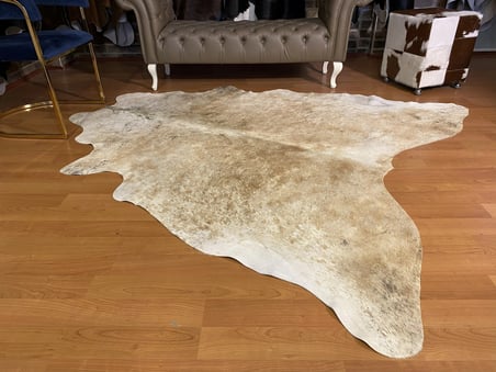 HAKİKİ DERİ DANA POSTU - KREM - 200 x 225 cm - 2260501000022