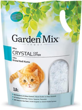 GARDEN MIX Silica Jel Kedi Kumu 1-8 mm 3.8 lt.