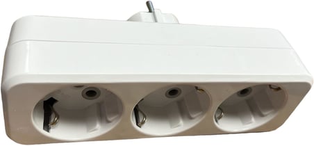 DE-PA Üçlü Topraklı Golyat Fiş Priz Çoğaltıcı | 220V 16A Güçlü ve Güvenli Priz Dönüştürücü | Topraklı 3’lü Fiş Adaptörü Ev ve Ofis Kullanımı İçin