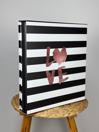 Rabsev Rs25 Fotoğraf Albümü 10x15cm 600 Lük Love Desenli Kutulu Yatay Dikey Modeli