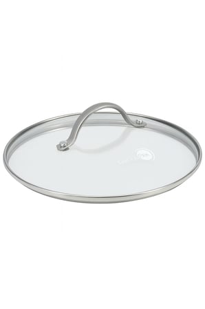 Greenpan 26 cm Evrensel Temperli Cam Kapak | Paslanmaz Çelik Sap | 220°C Fırın Uyumlu
